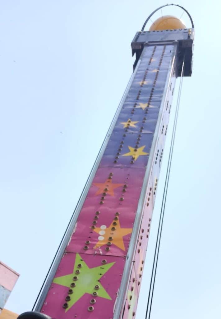 Z-Force Ride in Adventure Island, Rohini.