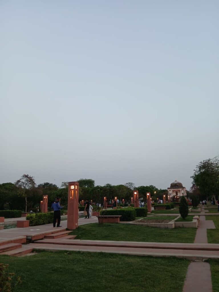 Evening ambience at Sunder Nursery,